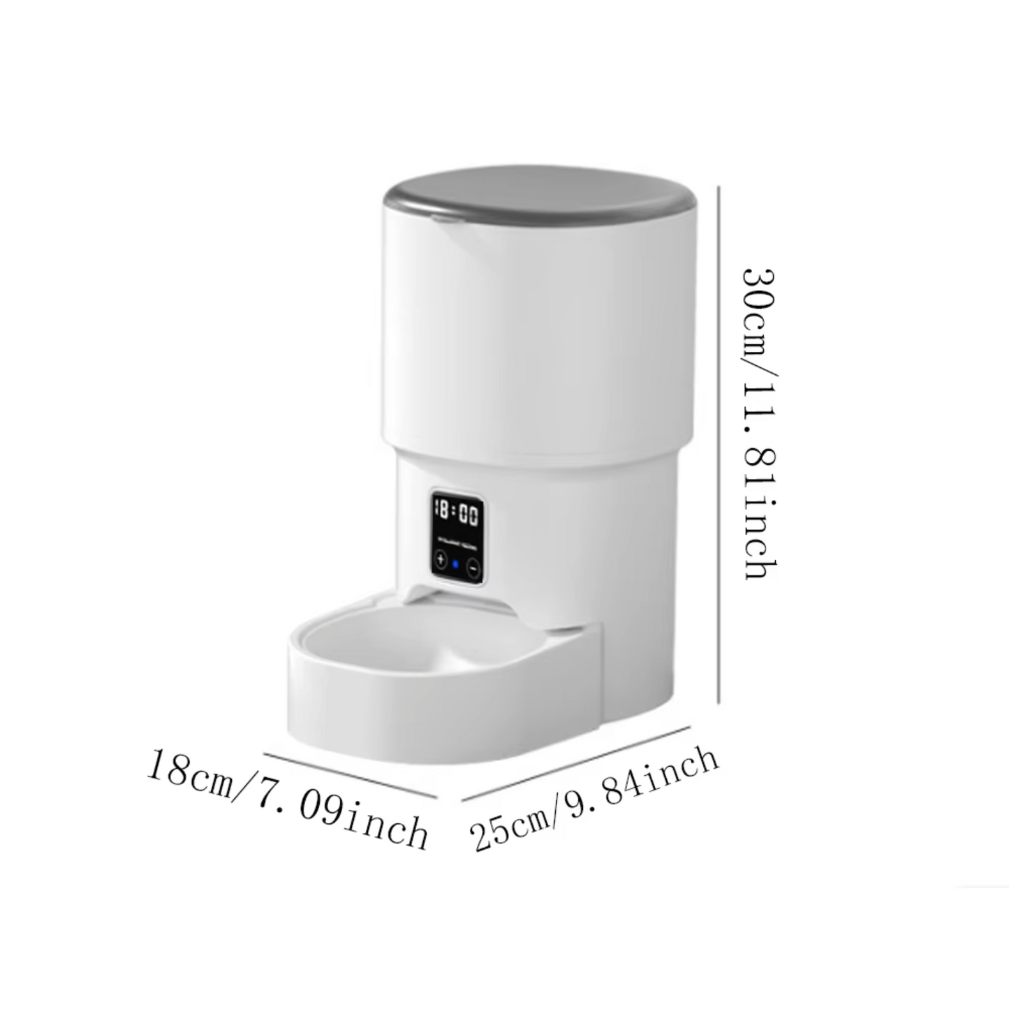 Automatic Pet Feeder for Cats/Dogs 4L with Remote Control