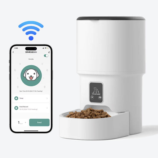 Automatic Pet Feeder for Cats/Dogs 4L with Remote Control