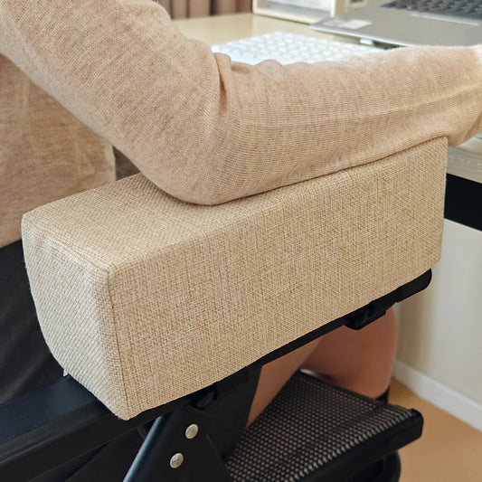 Cotton Linen Foam Armrest Pads